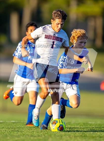 Thumbnail 1 in South Dearborn vs Greensburg (IHSAA 2A Sectional Round 1) photogallery.
