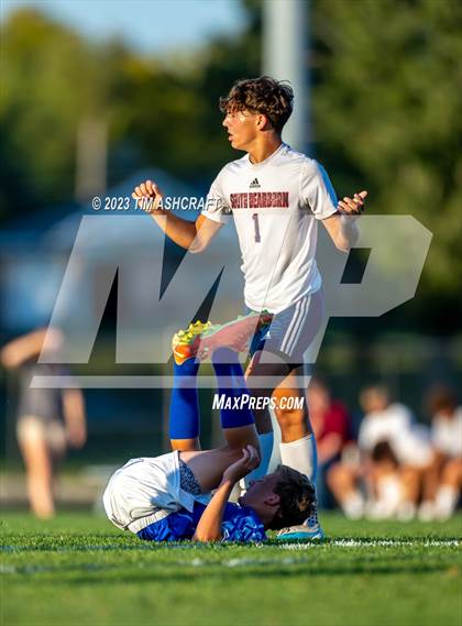 Thumbnail 2 in South Dearborn vs Greensburg (IHSAA 2A Sectional Round 1) photogallery.