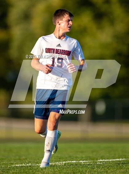 Thumbnail 2 in South Dearborn vs Greensburg (IHSAA 2A Sectional Round 1) photogallery.