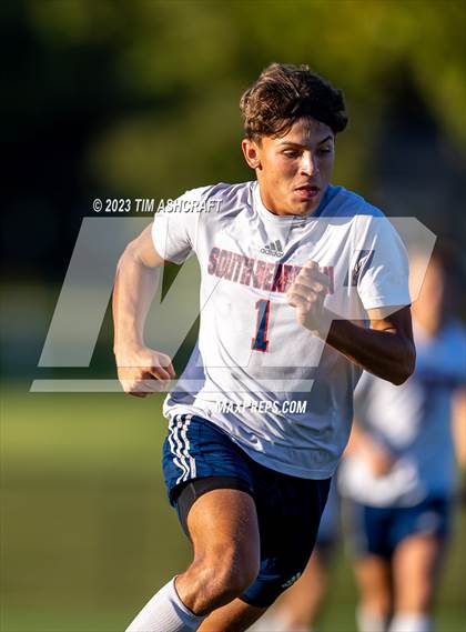 Thumbnail 2 in South Dearborn vs Greensburg (IHSAA 2A Sectional Round 1) photogallery.
