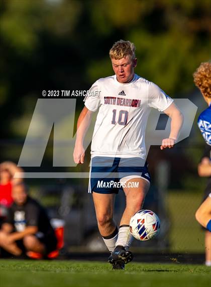 Thumbnail 2 in South Dearborn vs Greensburg (IHSAA 2A Sectional Round 1) photogallery.
