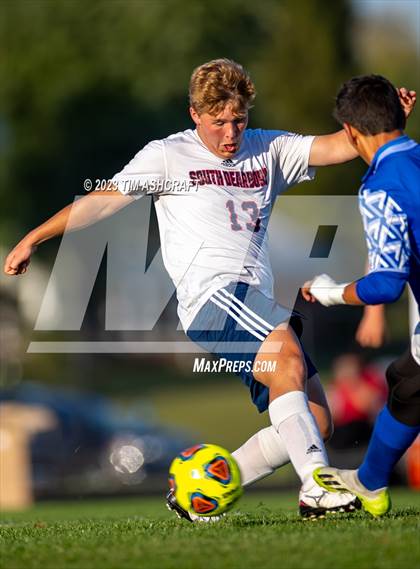Thumbnail 2 in South Dearborn vs Greensburg (IHSAA 2A Sectional Round 1) photogallery.