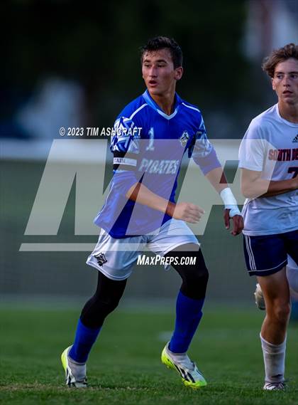 Thumbnail 1 in South Dearborn vs Greensburg (IHSAA 2A Sectional Round 1) photogallery.