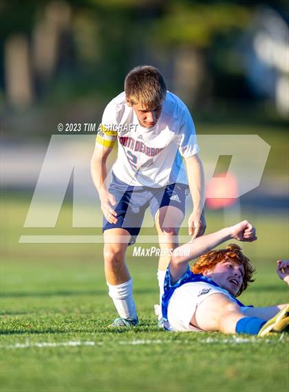 Thumbnail 1 in South Dearborn vs Greensburg (IHSAA 2A Sectional Round 1) photogallery.