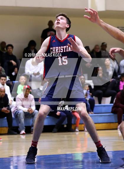 Thumbnail 3 in Christian vs. View Park (CIF SoCal D4 Finals) photogallery.