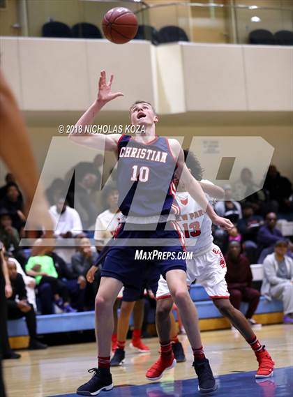 Thumbnail 3 in Christian vs. View Park (CIF SoCal D4 Finals) photogallery.
