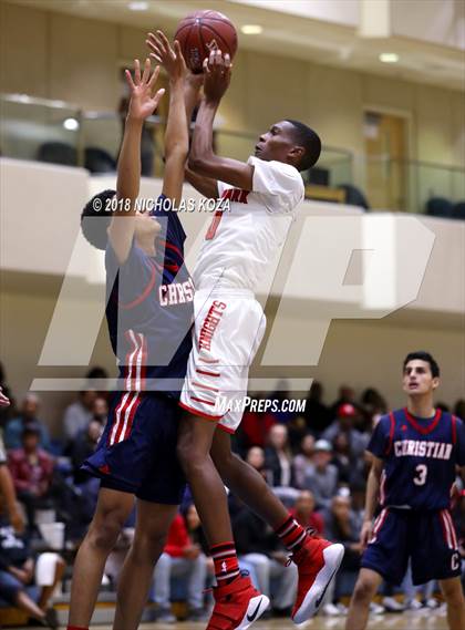 Thumbnail 2 in Christian vs. View Park (CIF SoCal D4 Finals) photogallery.