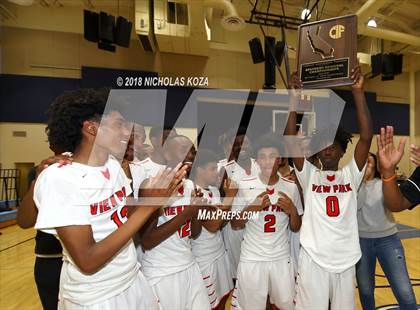 Thumbnail 2 in Christian vs. View Park (CIF SoCal D4 Finals) photogallery.