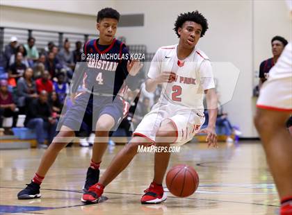 Thumbnail 3 in Christian vs. View Park (CIF SoCal D4 Finals) photogallery.