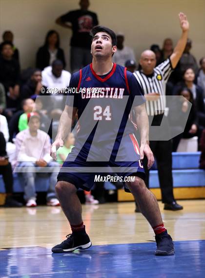 Thumbnail 3 in Christian vs. View Park (CIF SoCal D4 Finals) photogallery.