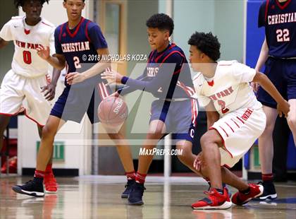 Thumbnail 2 in Christian vs. View Park (CIF SoCal D4 Finals) photogallery.