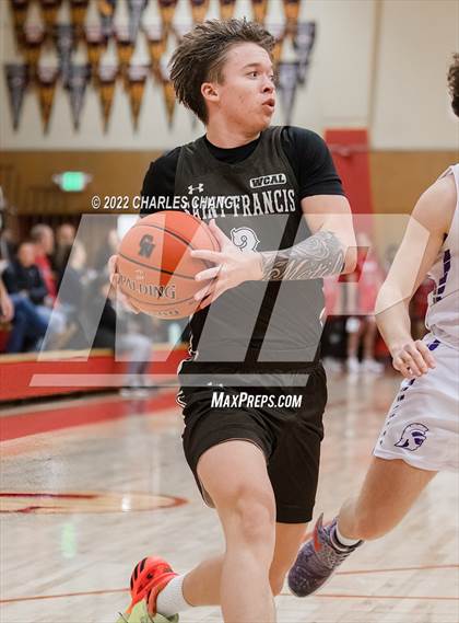 Thumbnail 3 in Saint Francis vs Petaluma (Rose City Basketball Tournament) photogallery.