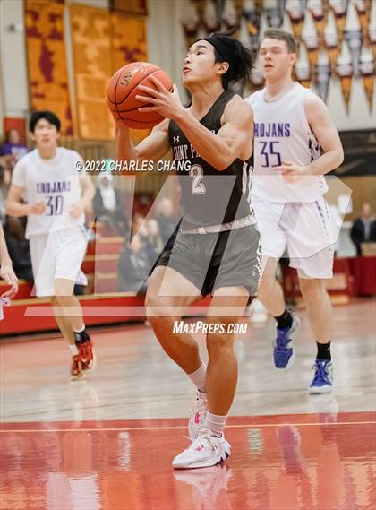 Thumbnail 1 in Saint Francis vs Petaluma (Rose City Basketball Tournament) photogallery.