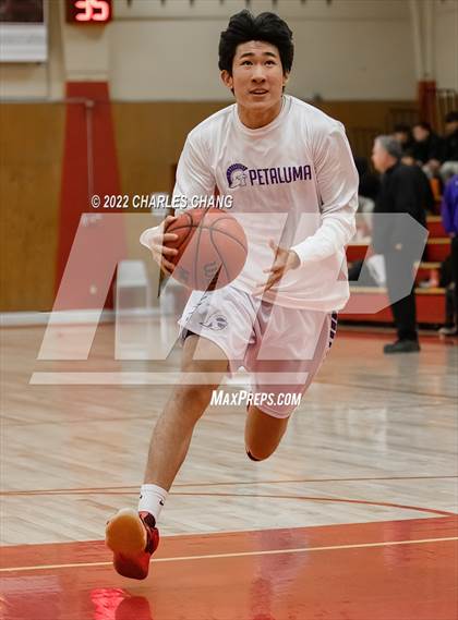 Thumbnail 1 in Saint Francis vs Petaluma (Rose City Basketball Tournament) photogallery.