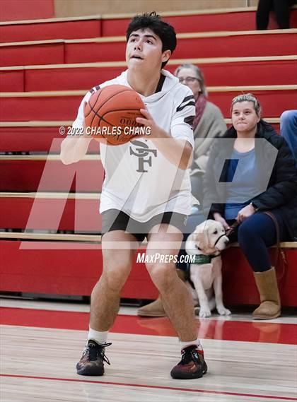 Thumbnail 1 in Saint Francis vs Petaluma (Rose City Basketball Tournament) photogallery.
