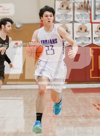 Thumbnail 1 in Saint Francis vs Petaluma (Rose City Basketball Tournament) photogallery.