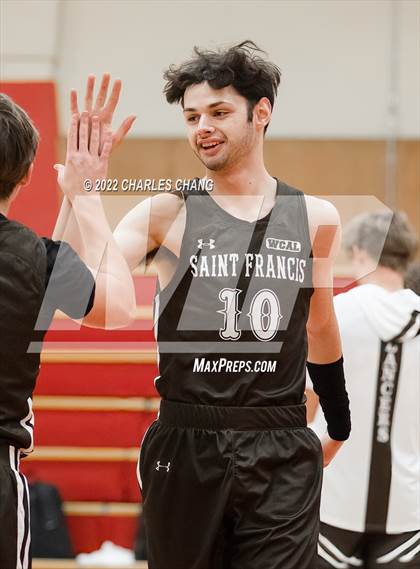 Thumbnail 2 in Saint Francis vs Petaluma (Rose City Basketball Tournament) photogallery.