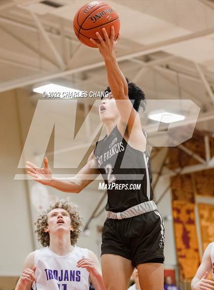 Thumbnail 2 in Saint Francis vs Petaluma (Rose City Basketball Tournament) photogallery.