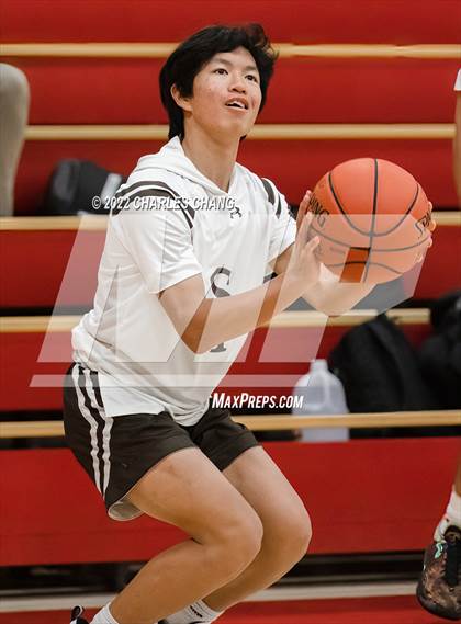 Thumbnail 1 in Saint Francis vs Petaluma (Rose City Basketball Tournament) photogallery.
