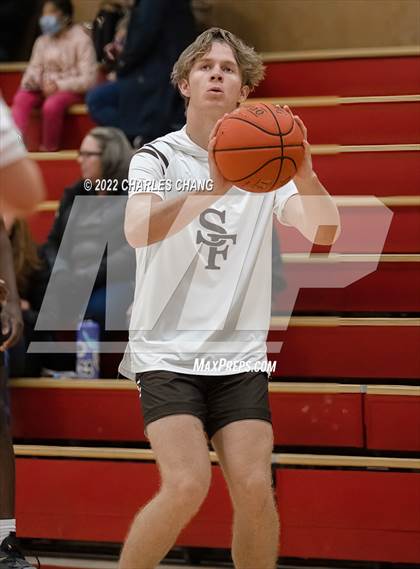 Thumbnail 2 in Saint Francis vs Petaluma (Rose City Basketball Tournament) photogallery.