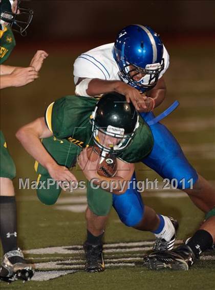 Thumbnail 1 in Placer vs. Brookside Christian (Smackdown at Sactown) photogallery.