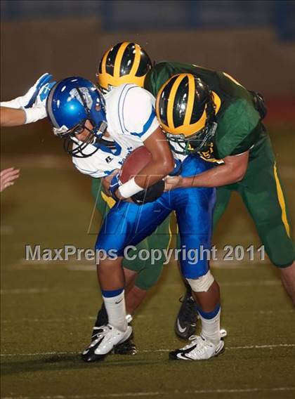 Thumbnail 1 in Placer vs. Brookside Christian (Smackdown at Sactown) photogallery.