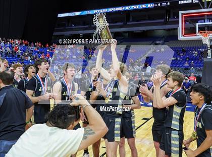 Thumbnail 2 in Benjamin vs. Jayton (UIL 1A Basketball Final Medal Ceremony) photogallery.