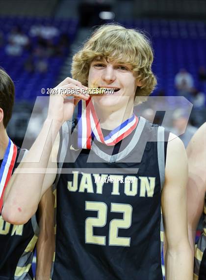 Thumbnail 1 in Benjamin vs. Jayton (UIL 1A Basketball Final Medal Ceremony) photogallery.