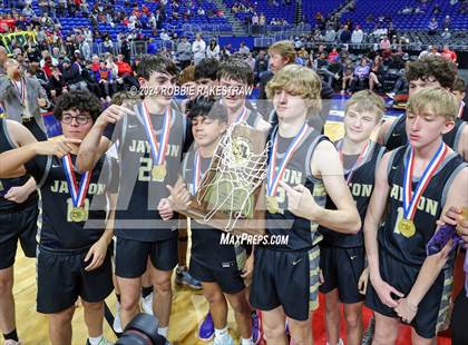 Thumbnail 1 in Benjamin vs. Jayton (UIL 1A Basketball Final Medal Ceremony) photogallery.