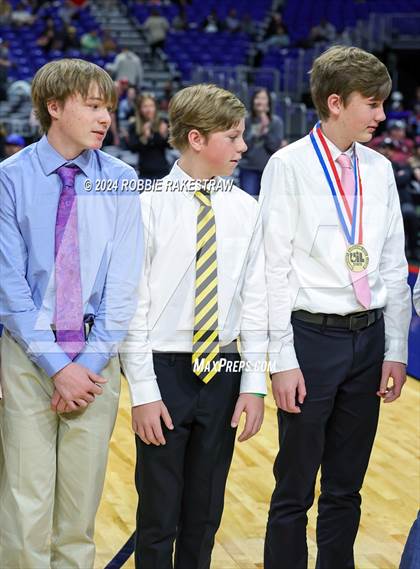 Thumbnail 2 in Benjamin vs. Jayton (UIL 1A Basketball Final Medal Ceremony) photogallery.