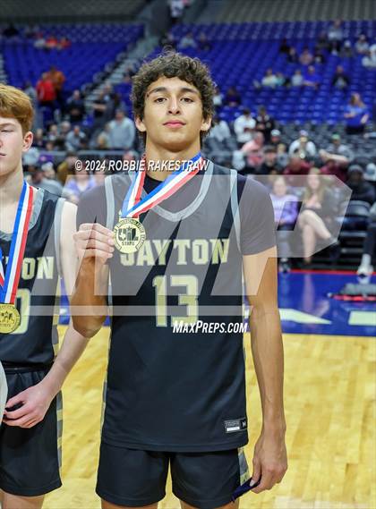 Thumbnail 3 in Benjamin vs. Jayton (UIL 1A Basketball Final Medal Ceremony) photogallery.