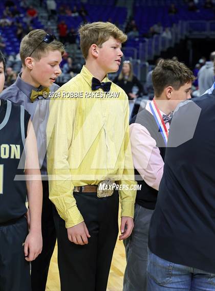Thumbnail 3 in Benjamin vs. Jayton (UIL 1A Basketball Final Medal Ceremony) photogallery.