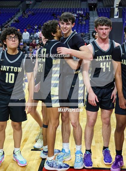 Thumbnail 3 in Benjamin vs. Jayton (UIL 1A Basketball Final Medal Ceremony) photogallery.