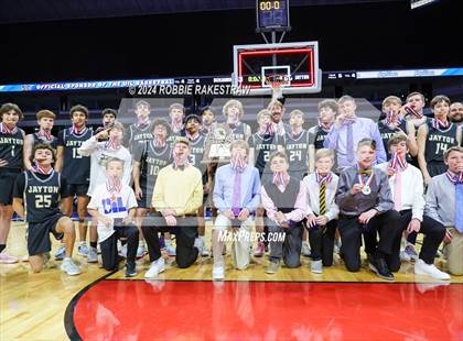 Thumbnail 3 in Benjamin vs. Jayton (UIL 1A Basketball Final Medal Ceremony) photogallery.