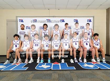 Thumbnail 1 in Benjamin vs. Jayton (UIL 1A Basketball Final Medal Ceremony) photogallery.