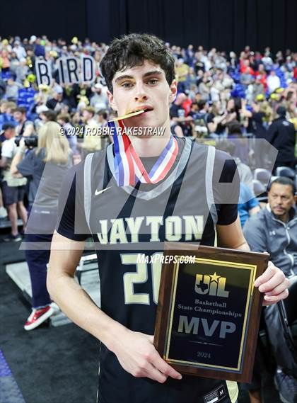 Thumbnail 2 in Benjamin vs. Jayton (UIL 1A Basketball Final Medal Ceremony) photogallery.