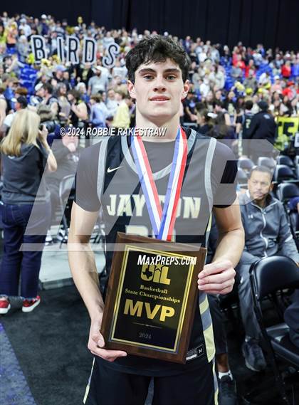 Thumbnail 3 in Benjamin vs. Jayton (UIL 1A Basketball Final Medal Ceremony) photogallery.