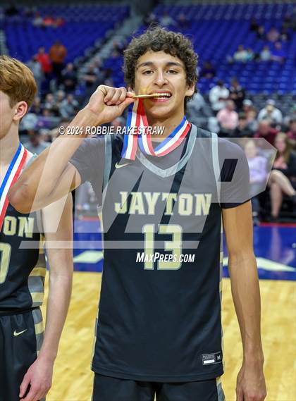 Thumbnail 1 in Benjamin vs. Jayton (UIL 1A Basketball Final Medal Ceremony) photogallery.