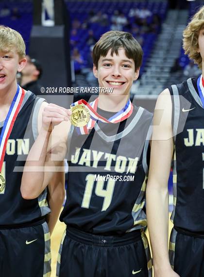 Thumbnail 2 in Benjamin vs. Jayton (UIL 1A Basketball Final Medal Ceremony) photogallery.