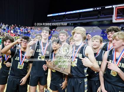Thumbnail 2 in Benjamin vs. Jayton (UIL 1A Basketball Final Medal Ceremony) photogallery.