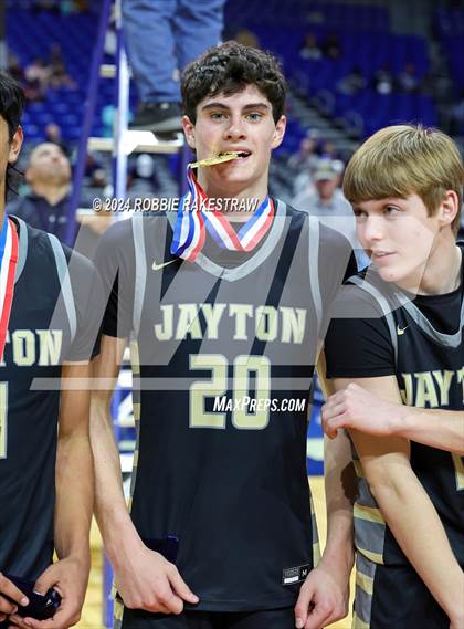 Thumbnail 1 in Benjamin vs. Jayton (UIL 1A Basketball Final Medal Ceremony) photogallery.