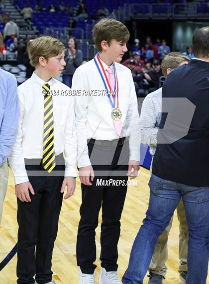 Thumbnail 1 in Benjamin vs. Jayton (UIL 1A Basketball Final Medal Ceremony) photogallery.