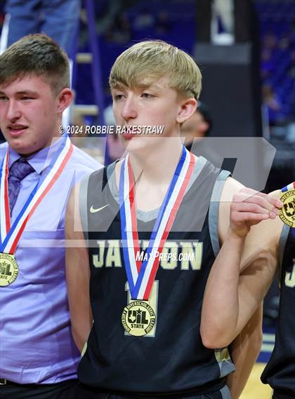 Thumbnail 3 in Benjamin vs. Jayton (UIL 1A Basketball Final Medal Ceremony) photogallery.