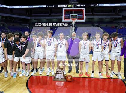 Thumbnail 1 in Benjamin vs. Jayton (UIL 1A Basketball Final Medal Ceremony) photogallery.