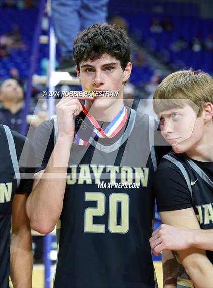 Thumbnail 3 in Benjamin vs. Jayton (UIL 1A Basketball Final Medal Ceremony) photogallery.