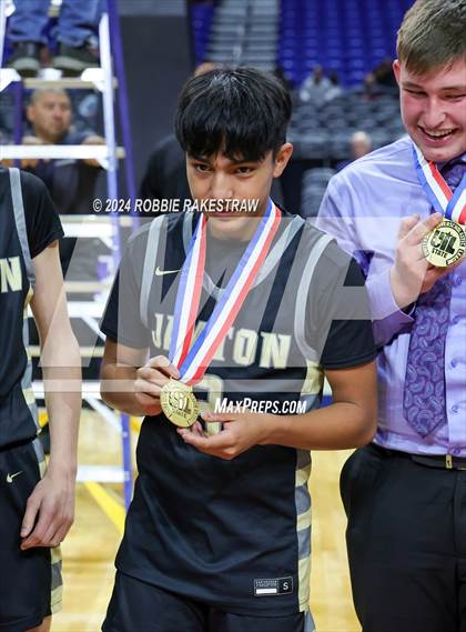 Thumbnail 1 in Benjamin vs. Jayton (UIL 1A Basketball Final Medal Ceremony) photogallery.