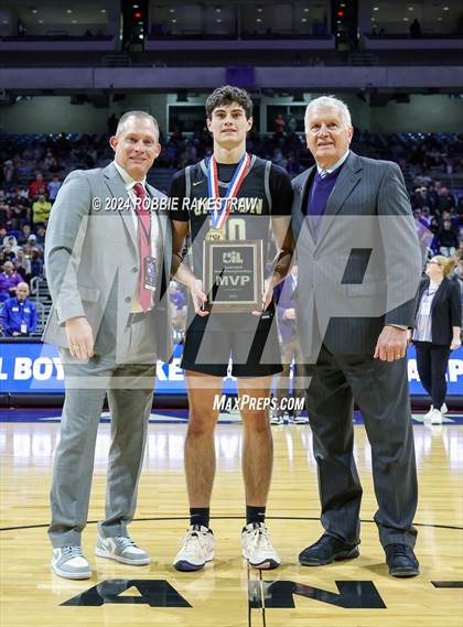 Thumbnail 3 in Benjamin vs. Jayton (UIL 1A Basketball Final Medal Ceremony) photogallery.
