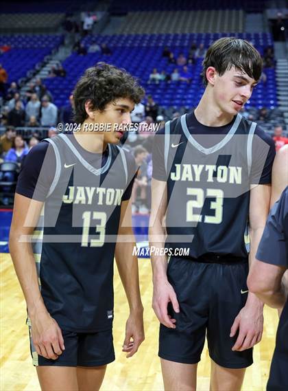 Thumbnail 2 in Benjamin vs. Jayton (UIL 1A Basketball Final Medal Ceremony) photogallery.