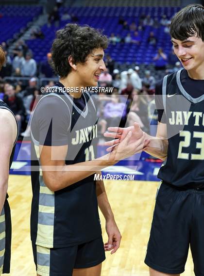Thumbnail 1 in Benjamin vs. Jayton (UIL 1A Basketball Final Medal Ceremony) photogallery.