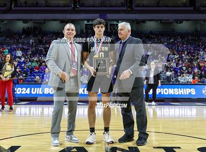 Thumbnail 1 in Benjamin vs. Jayton (UIL 1A Basketball Final Medal Ceremony) photogallery.